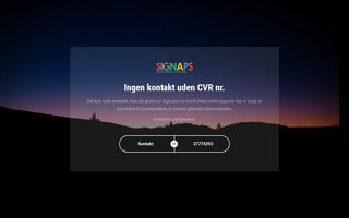 Screenshot af signaps.dk