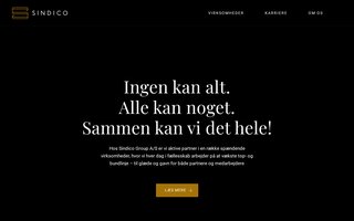 Screenshot af sindico.dk