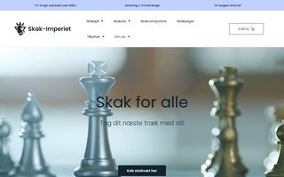 Screenshot af skak-imperiet.dk