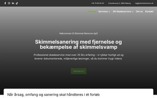 Screenshot af skimmelremove.dk