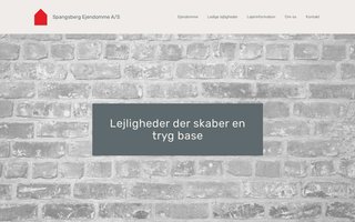 Screenshot af spangsbergejendomme.dk