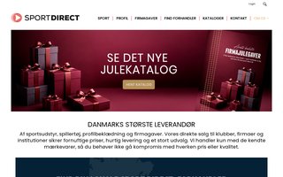 Screenshot af sport-direct.dk