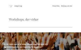 Screenshot af strategiogmagi.dk