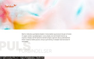 Screenshot af taekker.dk
