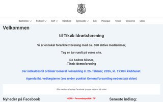 Screenshot af tikob-if.dk