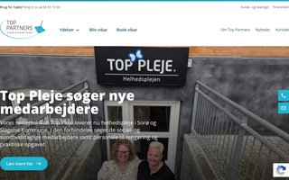 Screenshot af toppartners.dk