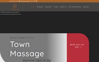 Screenshot af townmassage.dk