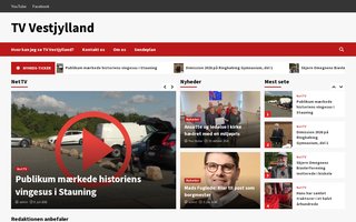 Screenshot af tvvestjylland.dk