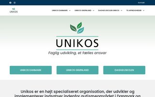 Screenshot af unikos.dk