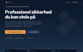 Screenshot af vagtgroup.dk