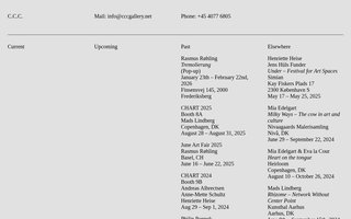 Screenshot af cccgallery.net