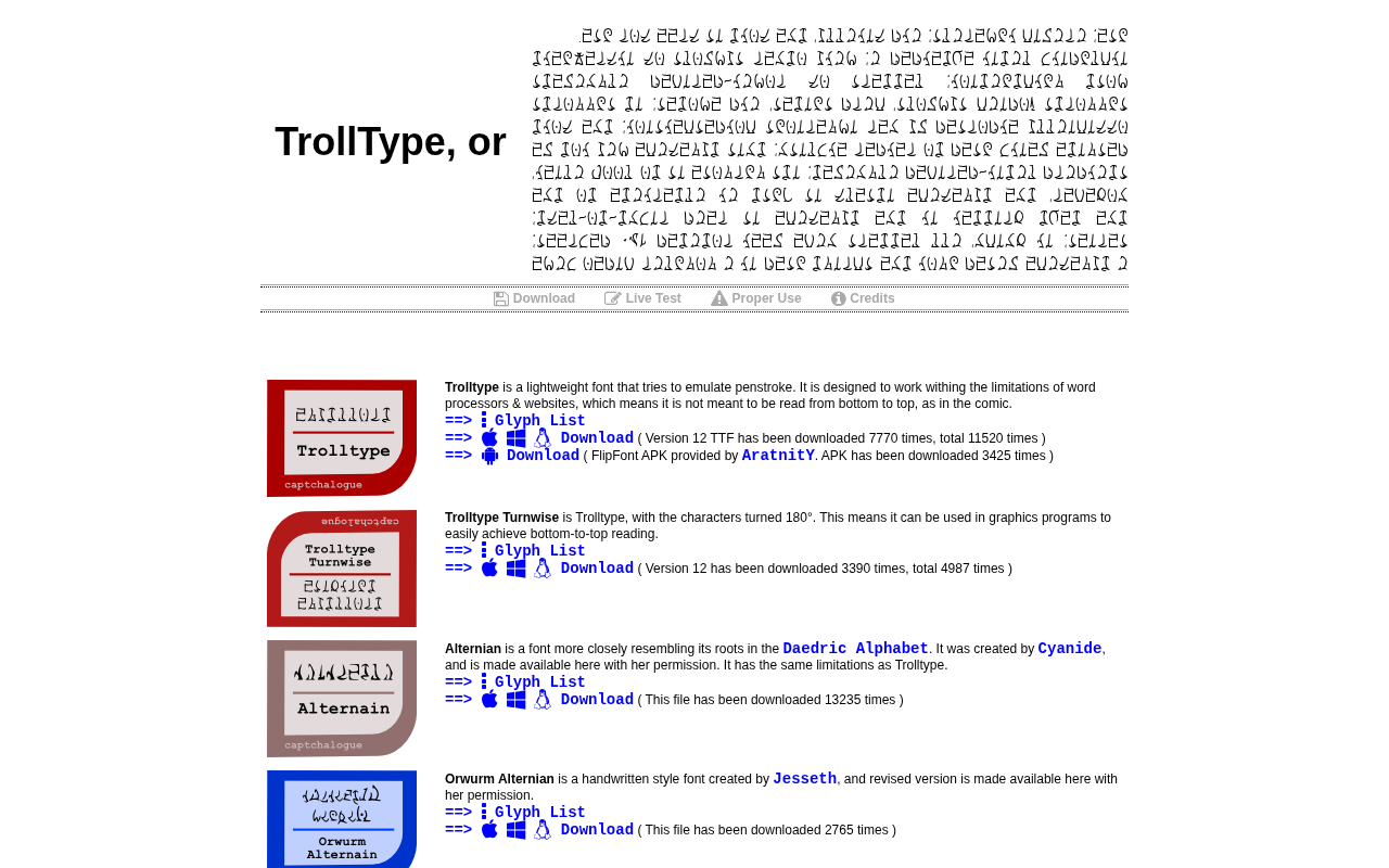 trolltype.mspa.sudrien.net