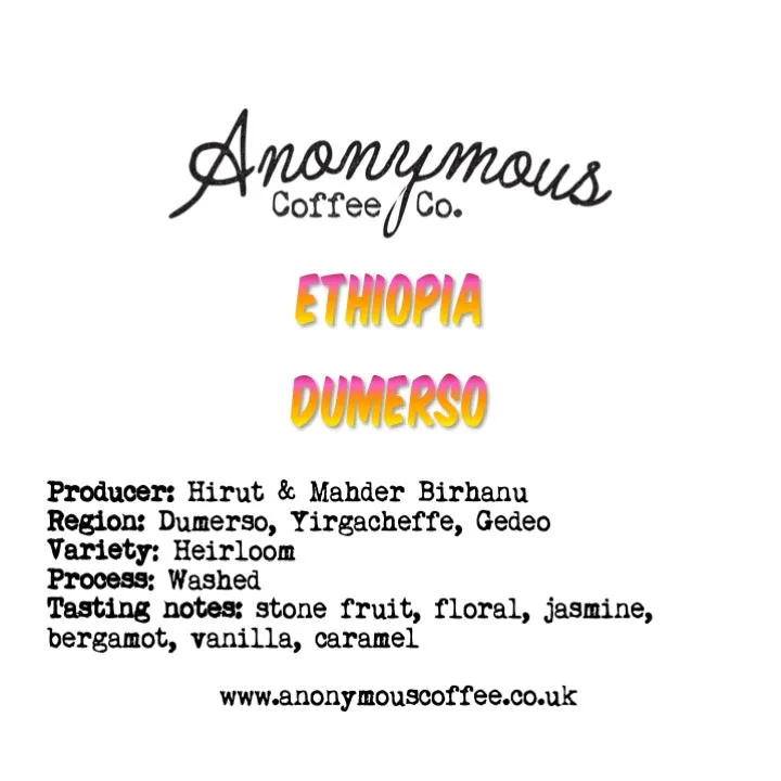 Ethiopia, Dumerso, Washed