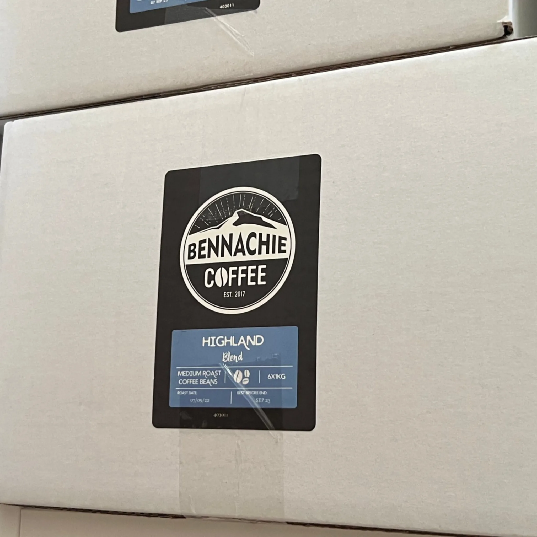 Case of 6x1kg - Highland Blend Coffee Beans