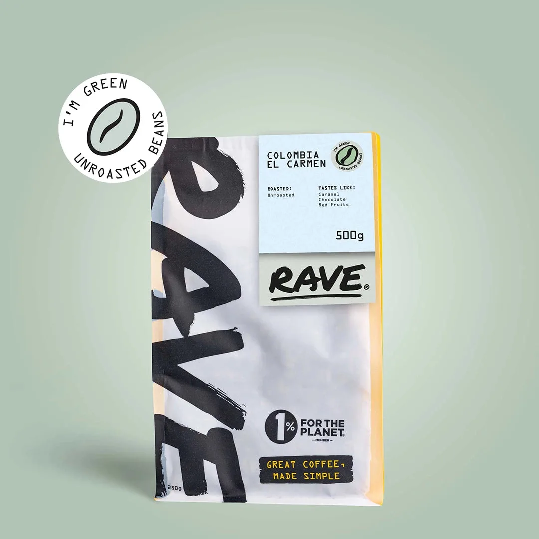 Colombia El Carmen Green Coffee Beans