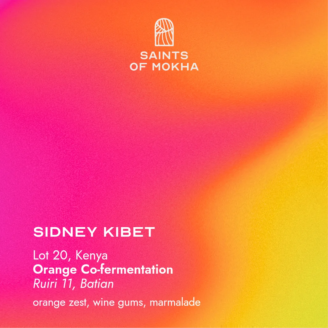 Sidney Kibet: Kenya • Lot 20 • Orange Co-Ferment