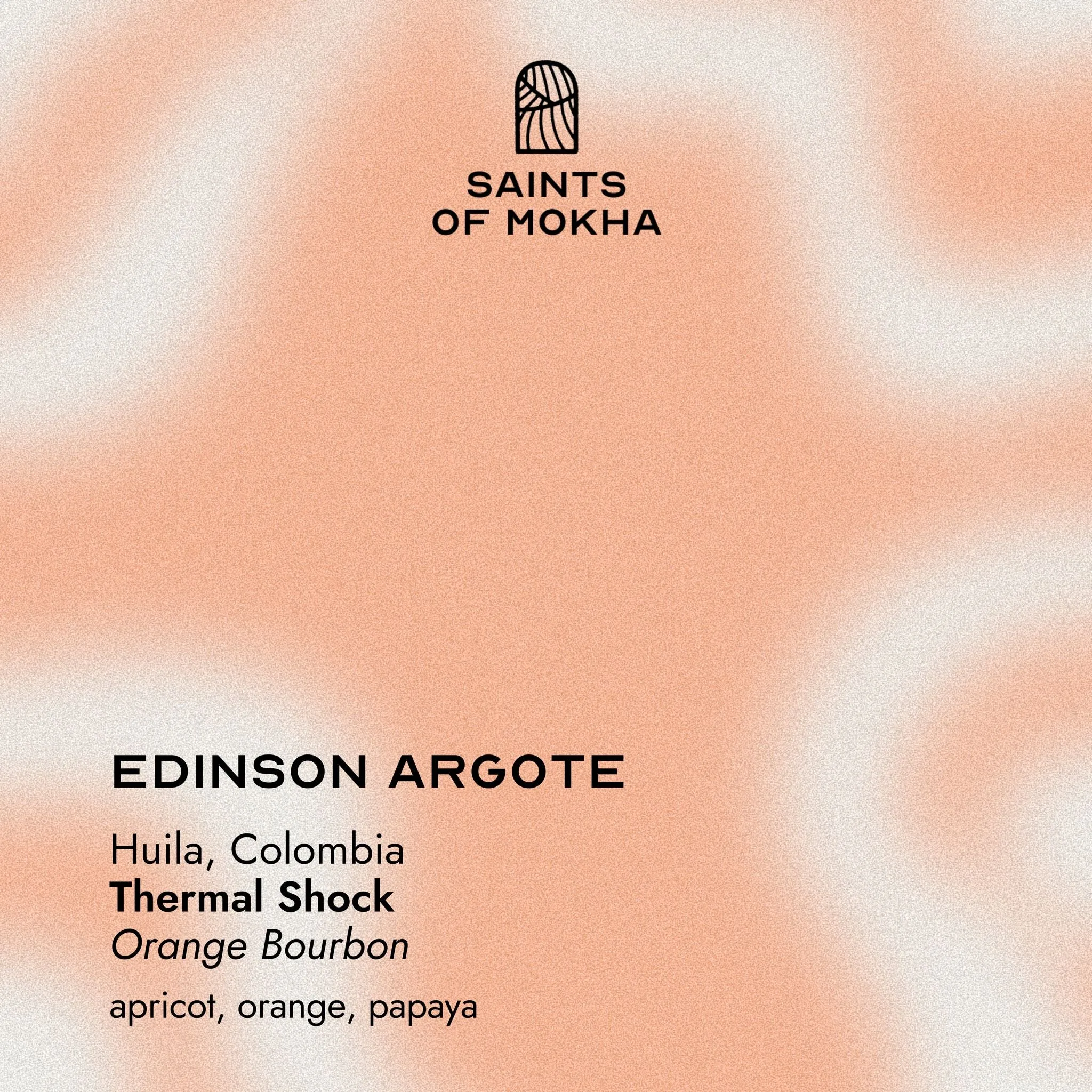 Edinson Argote: Colombia • Thermal Shock • Orange Bourbon