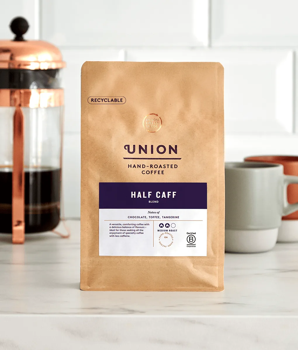Half Caff, Blend