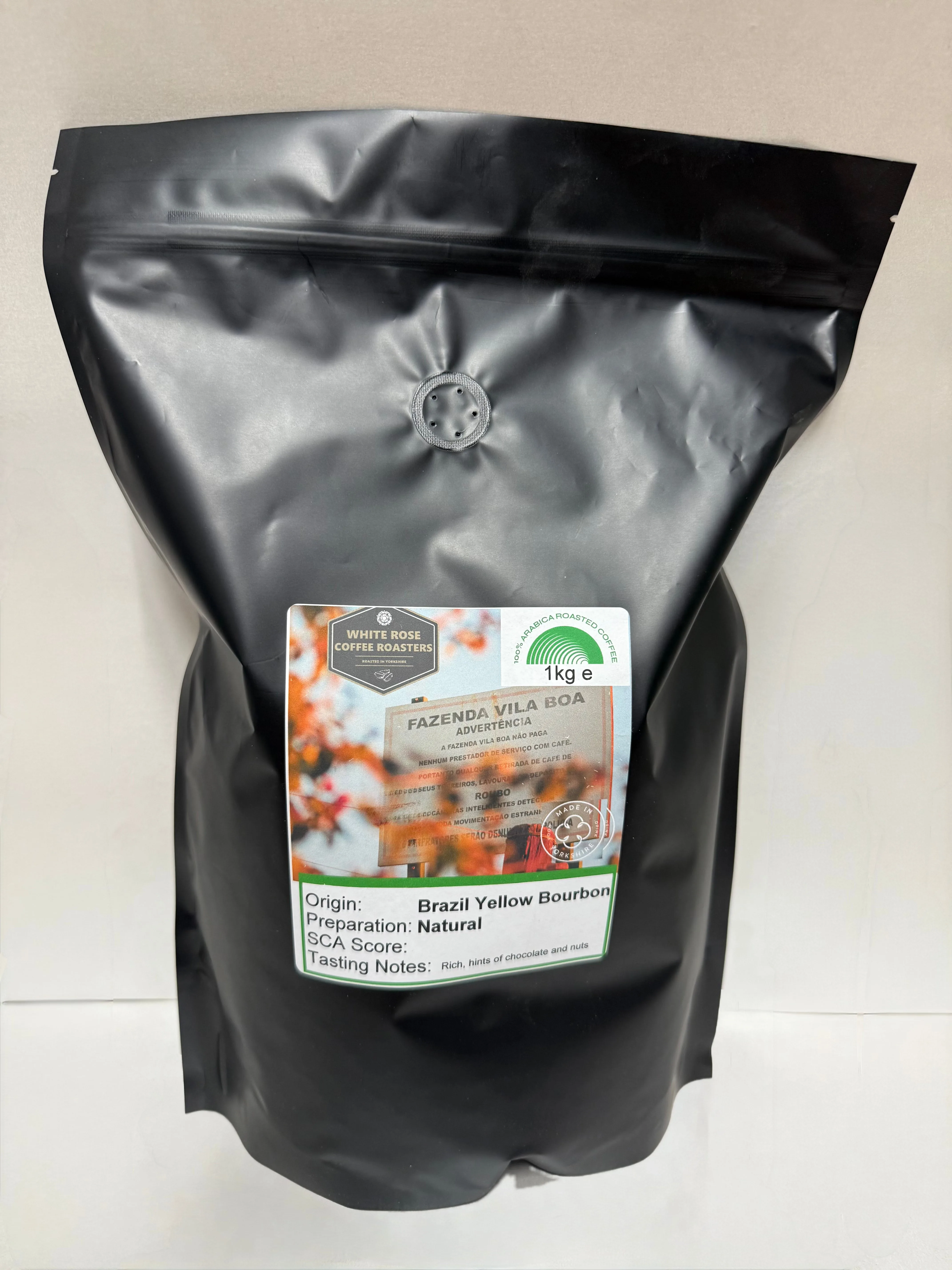 Brazil Yellow Bourbon Natural Arabica Roasted Coffee