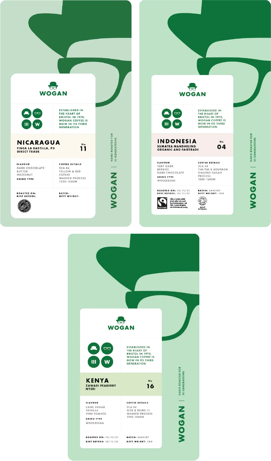 TASTER PACK - Light, Medium, Darkest Roast