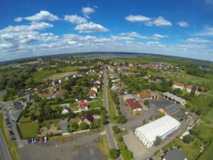 Ein Foto welches Fohrde aus der Luft zeigt