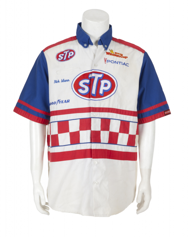 RICK MANN PETTY RACE TEAM RACE WORN STP SHIRT