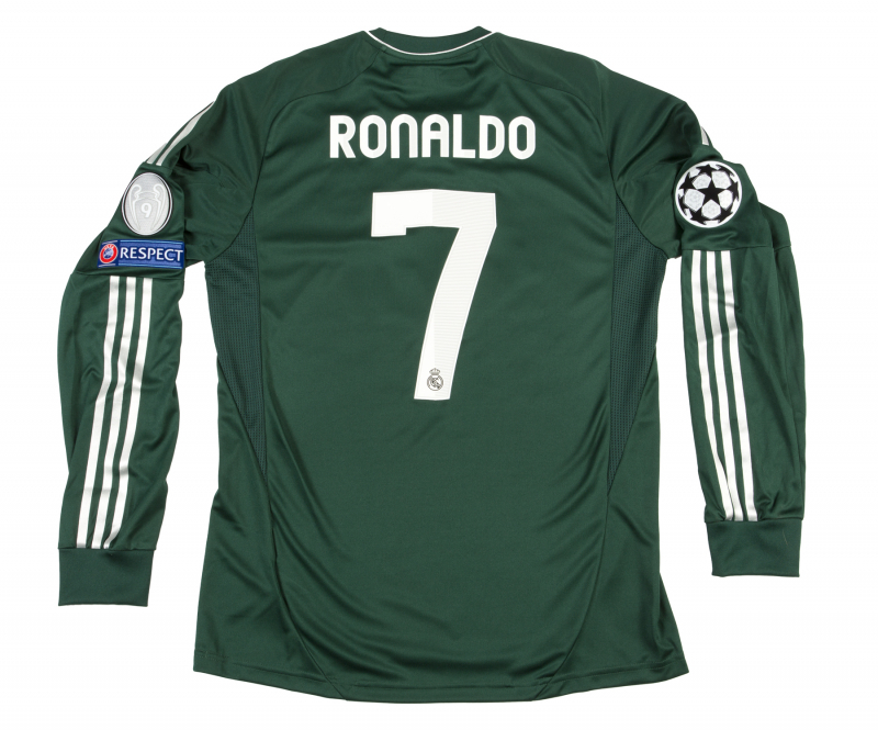 CRISTIANO RONALDO 2012 REAL MADRID MATCH WORN JERSEY