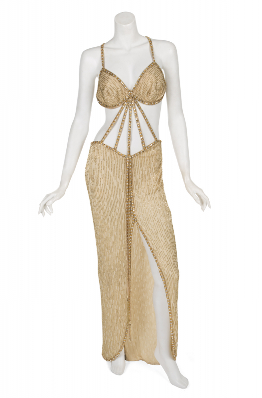 RAQUEL WELCH CHER GOWN BY BOB MACKIE