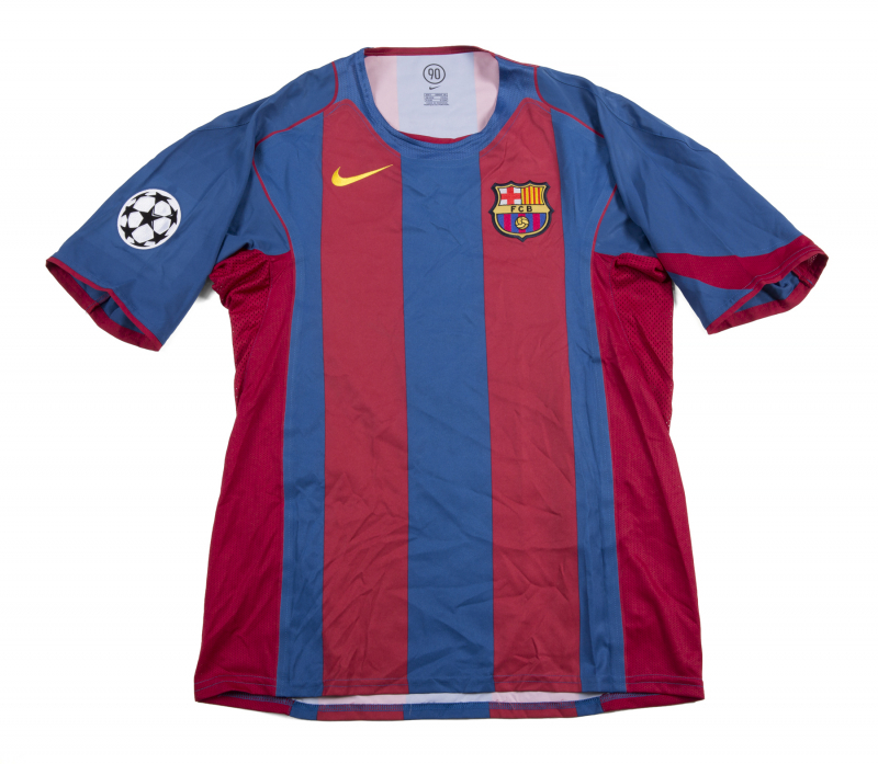 SAMUEL ETO'O FC BARCELONA 2004-2005 UEFA CHAMPIONS LEAGUE MATCH