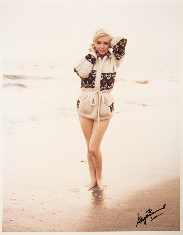 MARILYN MONROE PHOTO SANTA MONICA BEACH