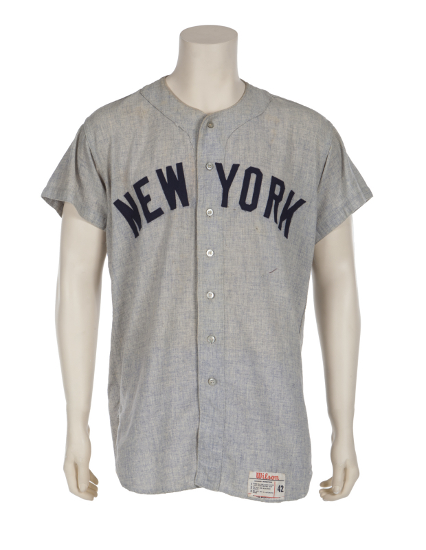 MICKEY MANTLE 1960 WORLD SERIES GAME WORN NEW YORK YANKEES JERSEY