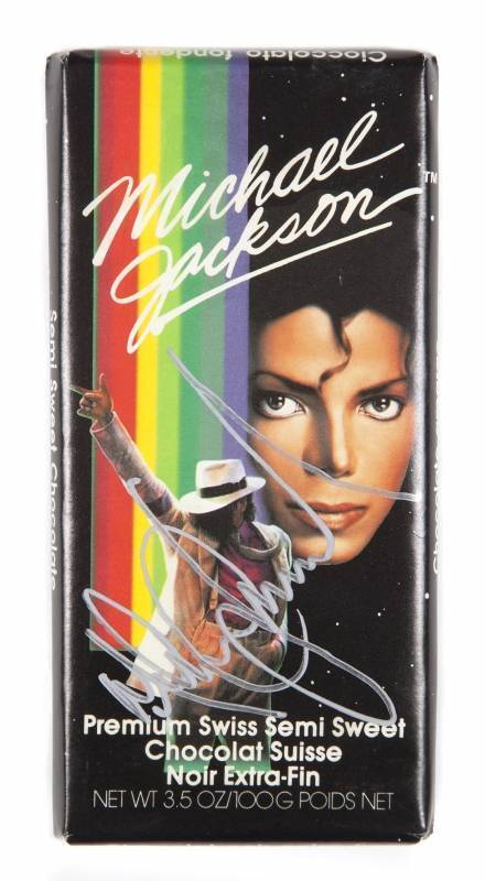 希少 マイケルジャクソン キャンドル MICHAEL JACKSON SIGNED CANDY BAR