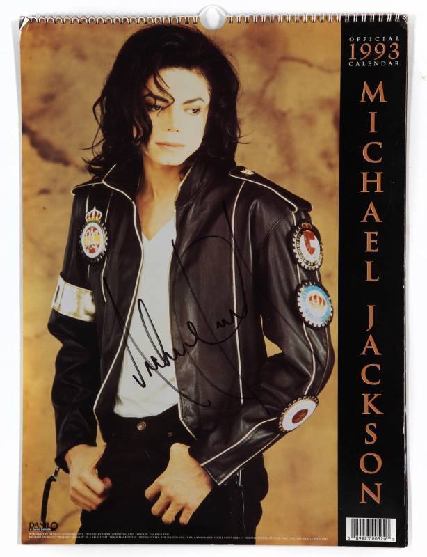 ミュージシャン Michael Jackson 1995 Official Calendar 65983.jpg