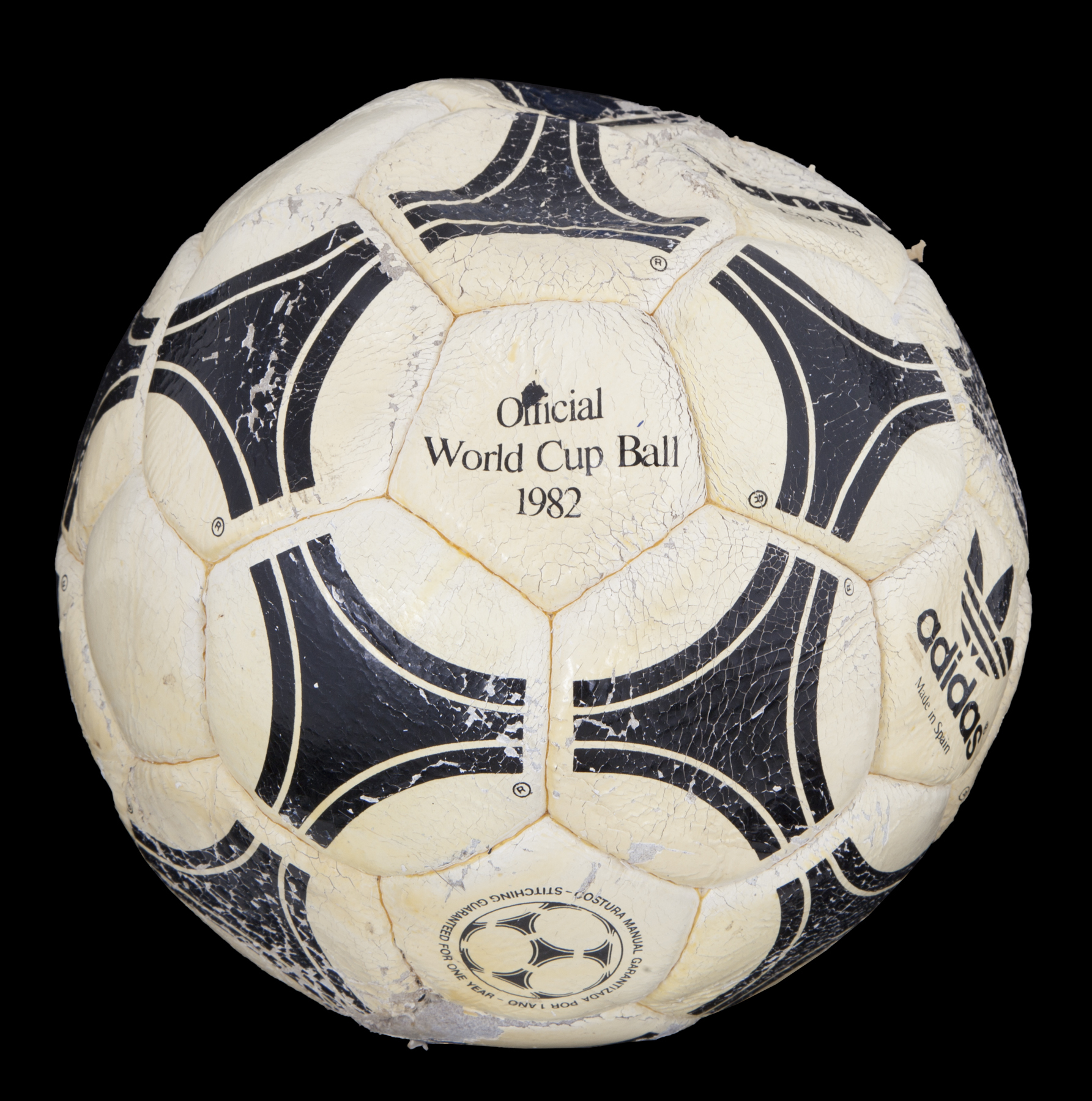 1982 FIFA WORLD CUP MATCH USED BALL