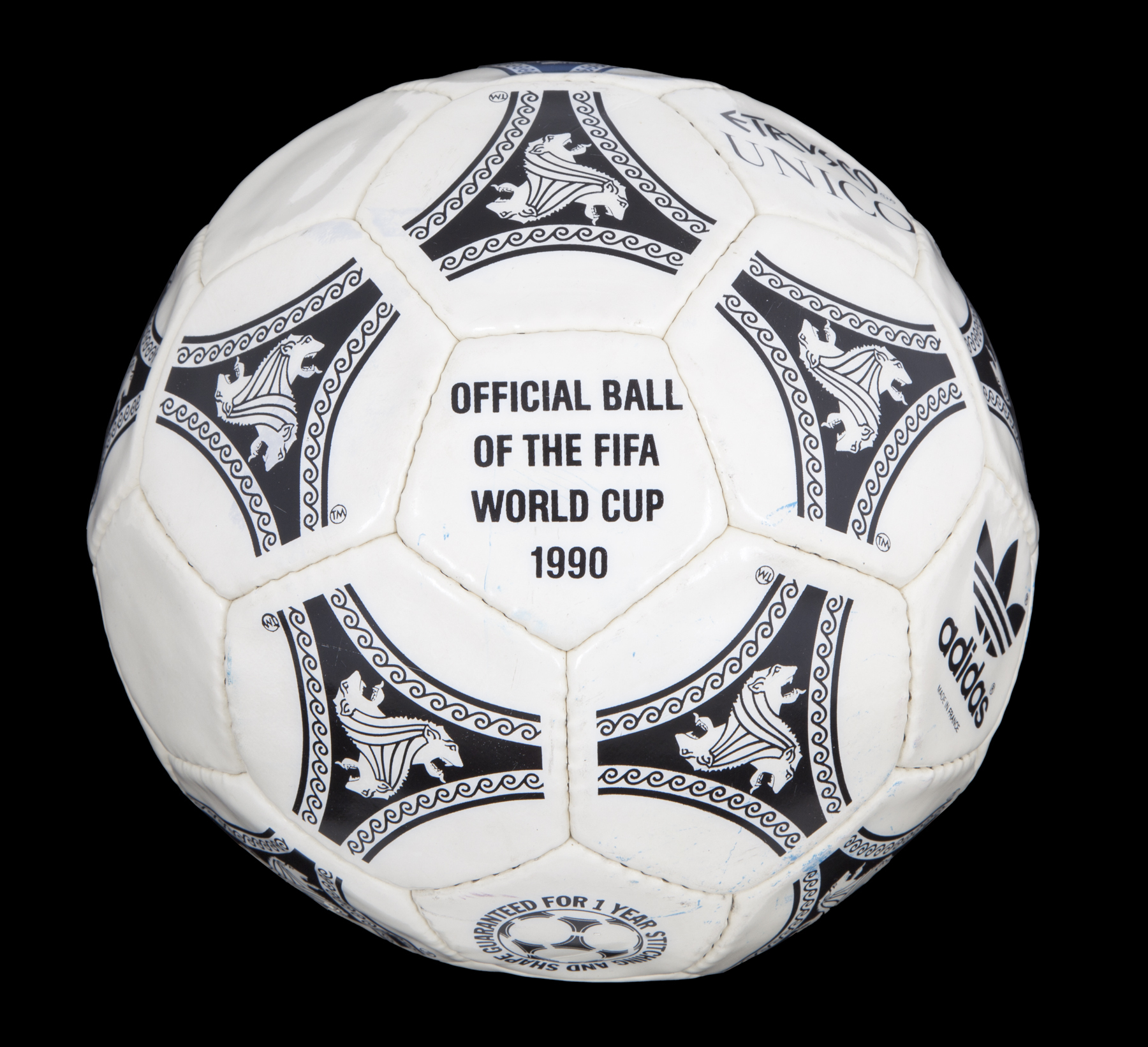 1990 FIFA WORLD CUP MATCH USED BALL