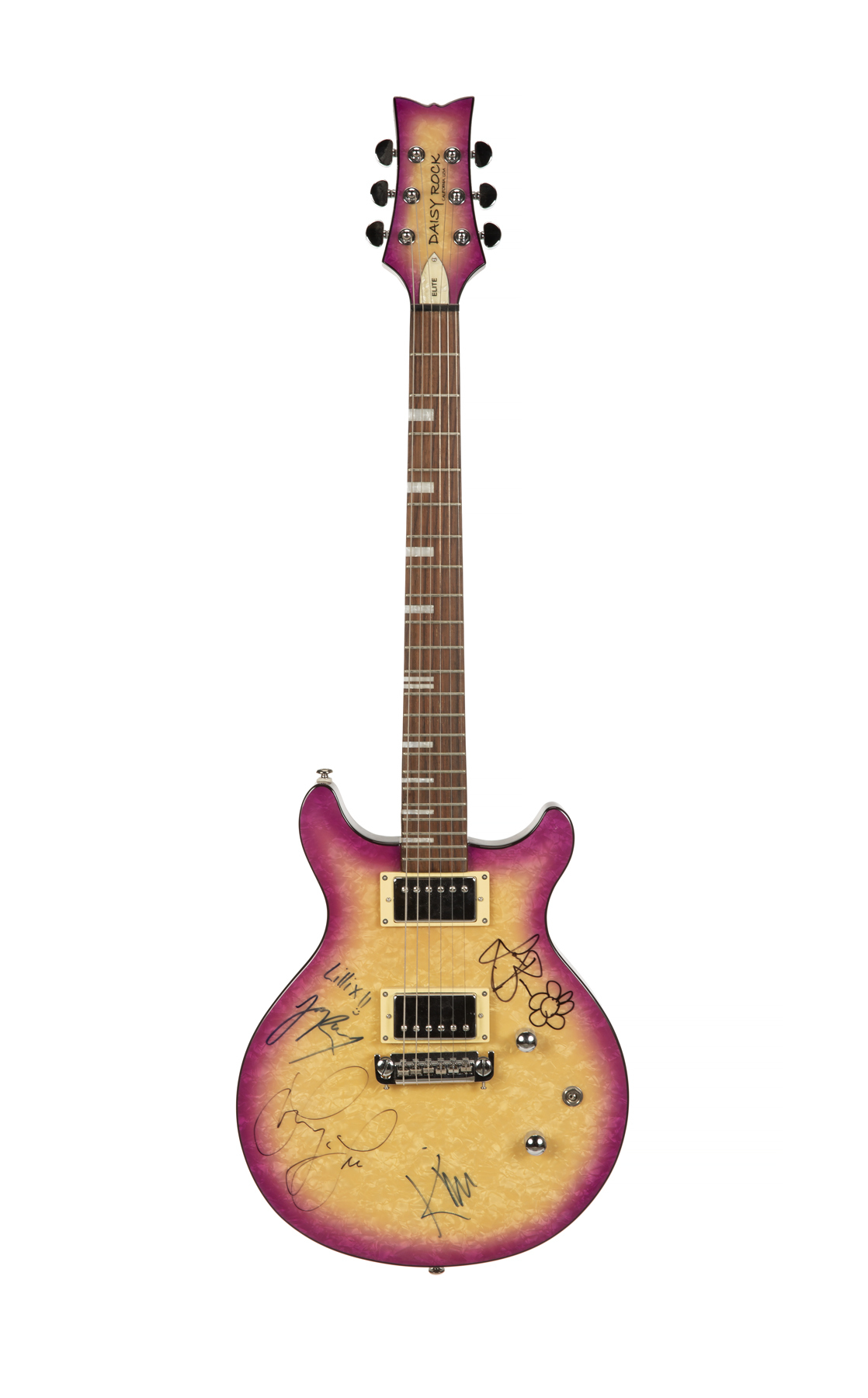 LILLIX SIGNED DAISY ROCK GUITAR
