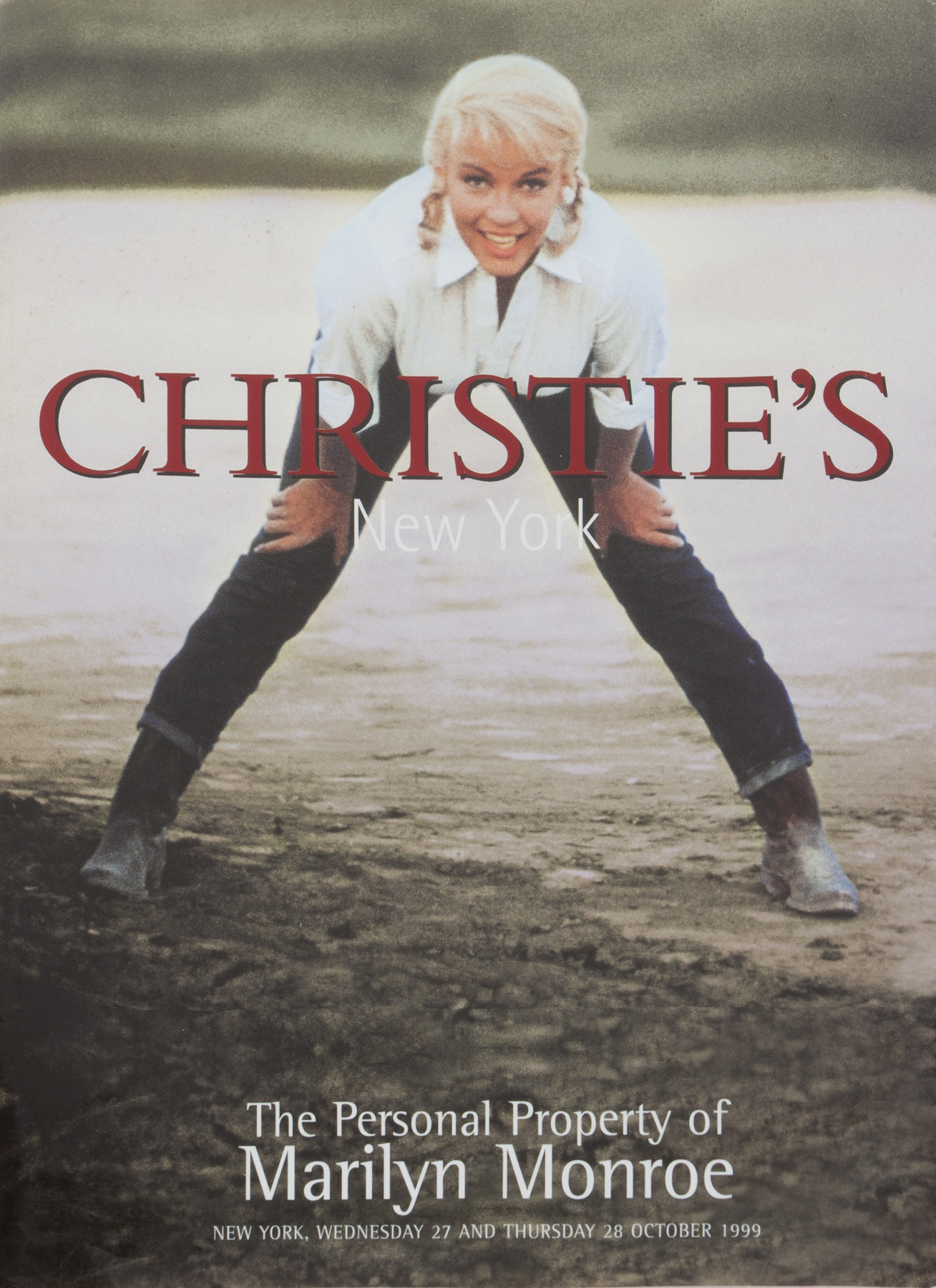 CHRISTIE'S マリリン・モンローオークションカタログ MARILYN MONROE 1999 CHRISTIE'S NEW YORK CATALOGUE FOR THEIR FAMOUS