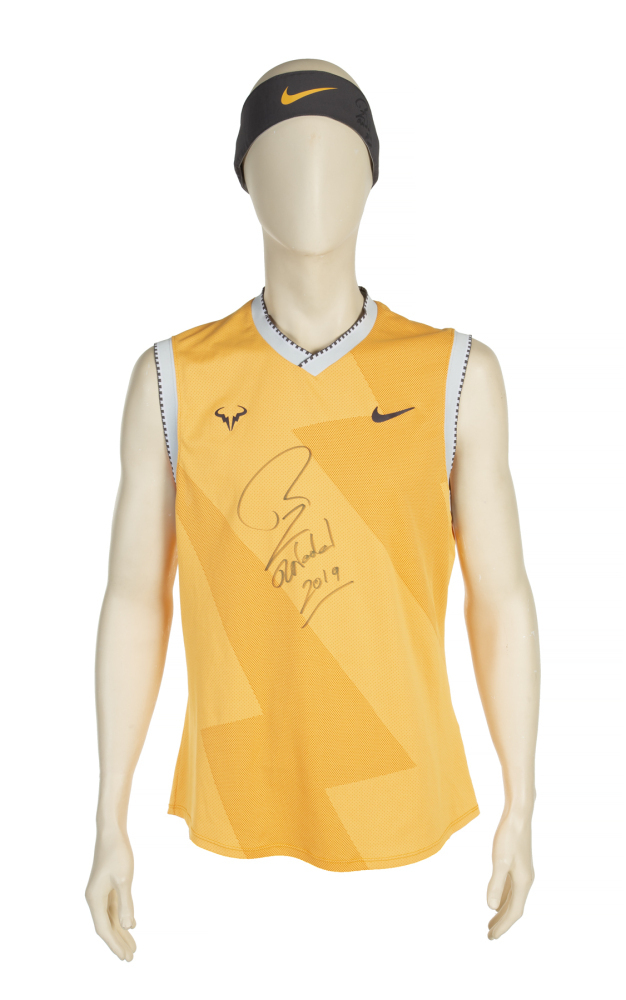 nadal yellow nike shirt