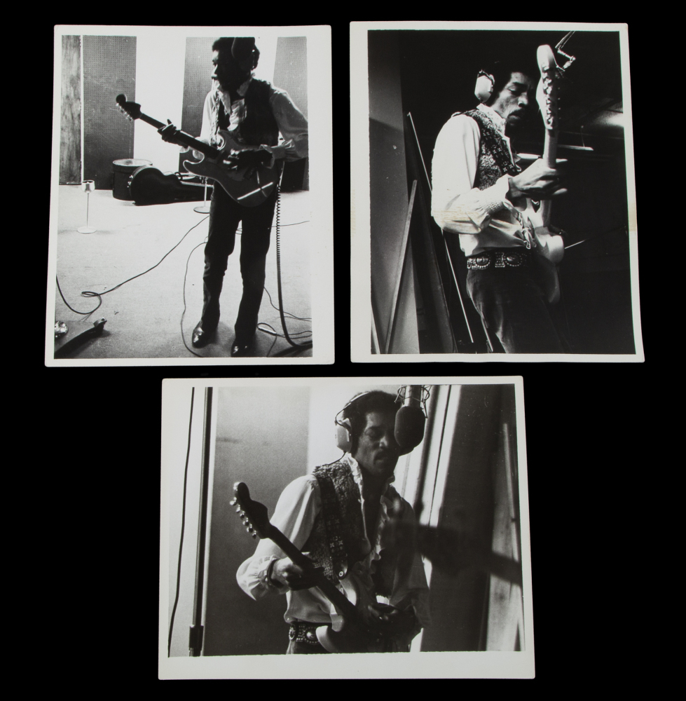 JIMI HENDRIX ORIGINAL STUDIO SESSION PHOTOGRAPHS
