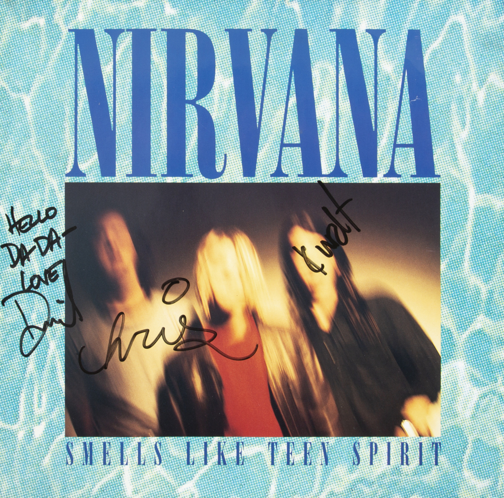 韻シストBAND Smells Like Teen Spirit サイン入り Smells Like Teen
