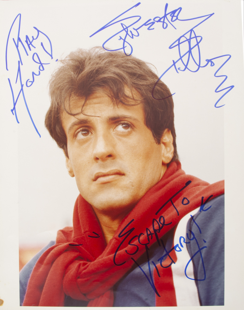 Photo 11x8 De Sylvester Stallone – Reproduction Avec Signature (N°11)