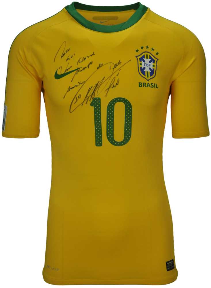 KAKA カカ　KAKÁ カカー　直筆サイン入ユニフォーム　2010ワールドC KAKA SIGNED 2010 WORLD CUP MATCH WORN BRAZIL SHIRT