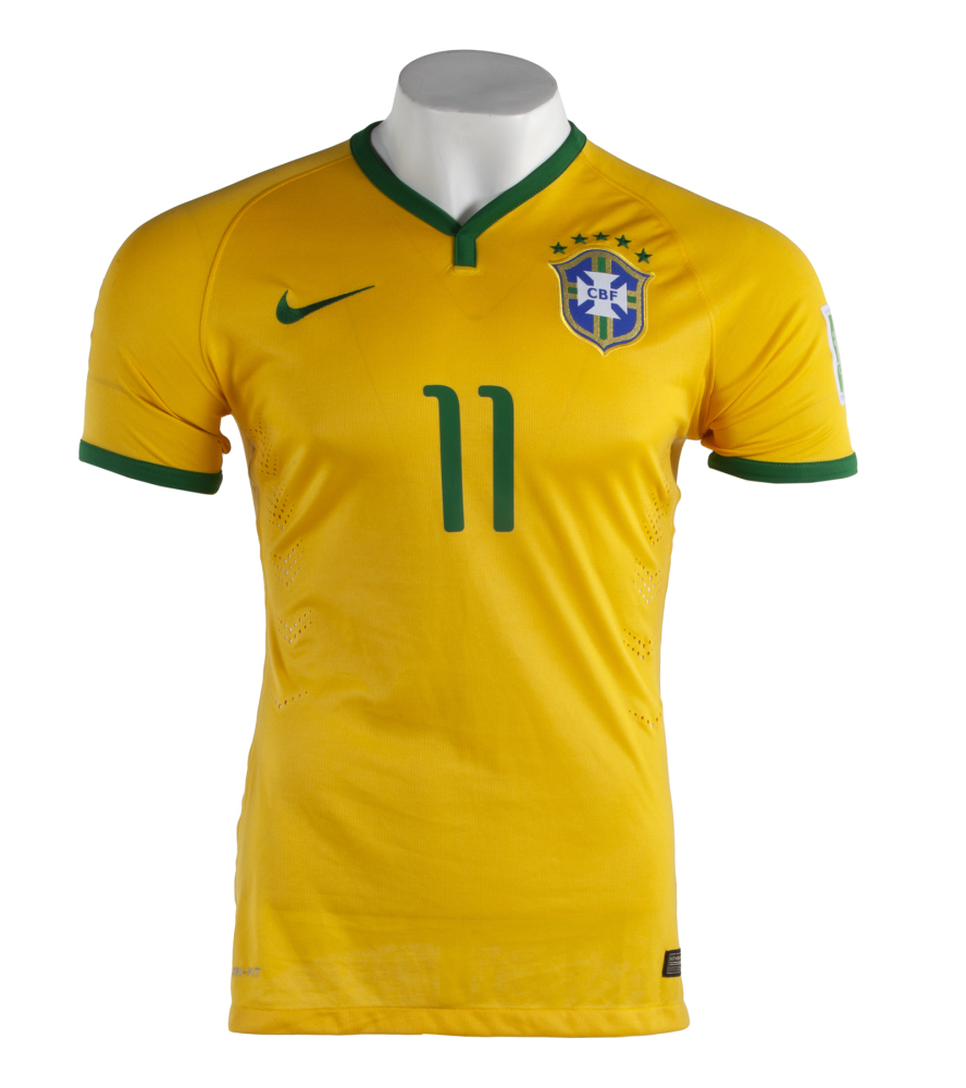 希少品 Nike ブラジル代表 2014年Wカップ OSCAR ユニフォーム OSCAR 2014 WORLD CUP MATCH WORN BRAZIL SHIRT