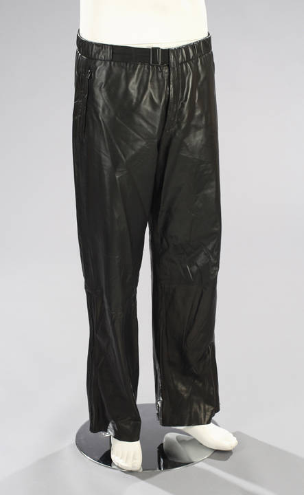 OZZY'S JIL SANDER BLACK LEATHER PANTS