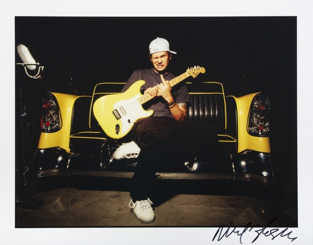 BLINK-182: TOM DELONGE PHOTOGRAPH SIGNED BY ZLOZ (WITH NFT)