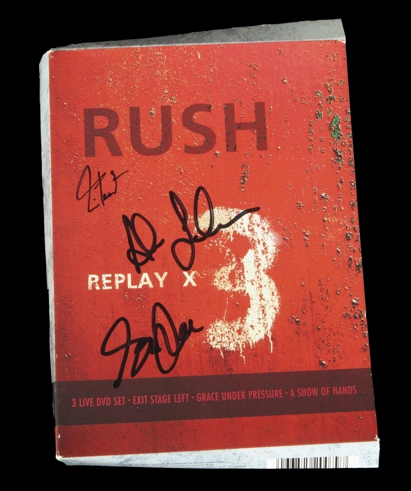 RUSH: BAND SIGNED 