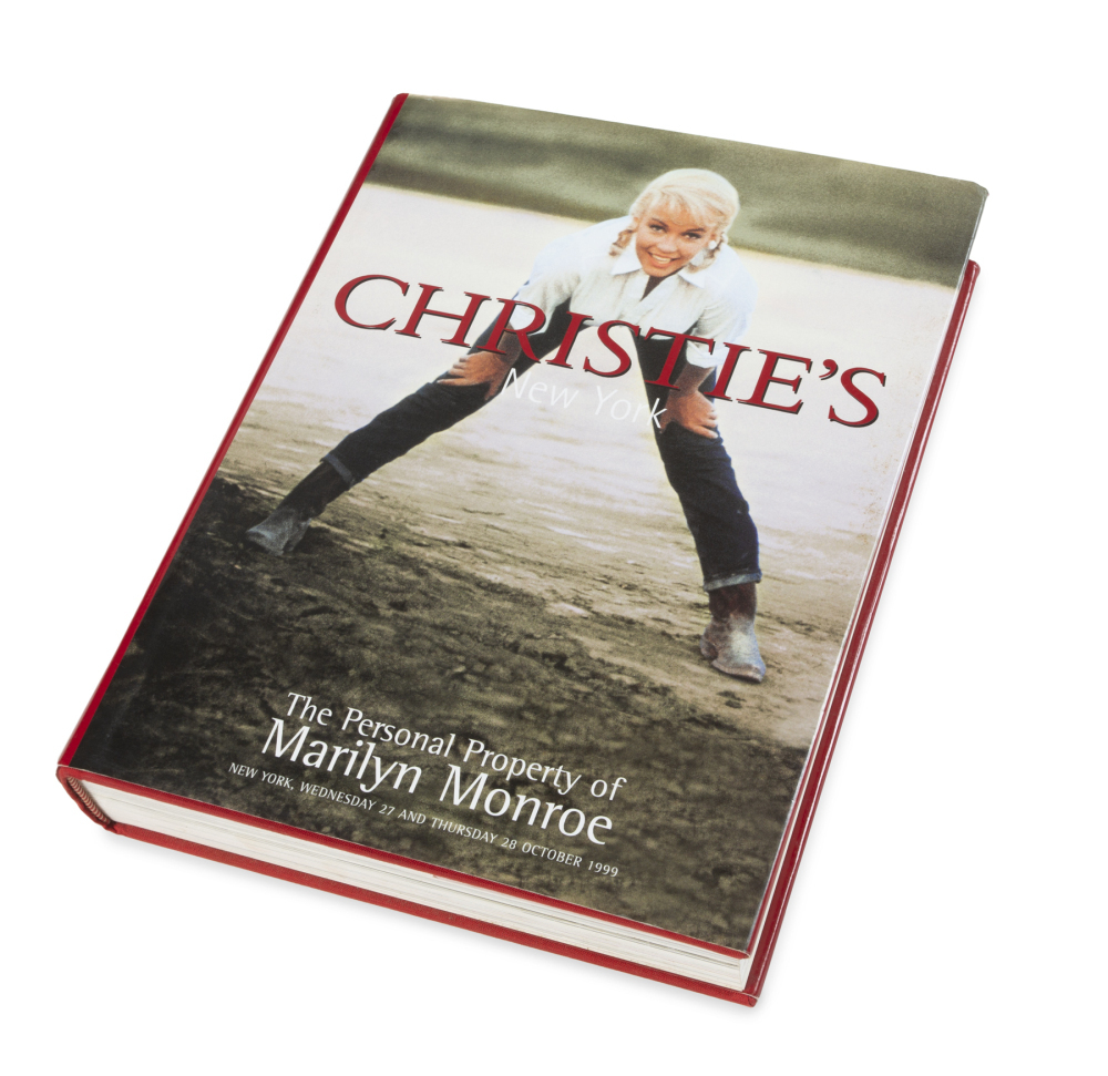 CHRISTIE'S マリリン・モンローオークションカタログ MARILYN MONROE 1999 CHRISTIE'S NEW YORK CATALOGUE FOR THEIR FAMOUS