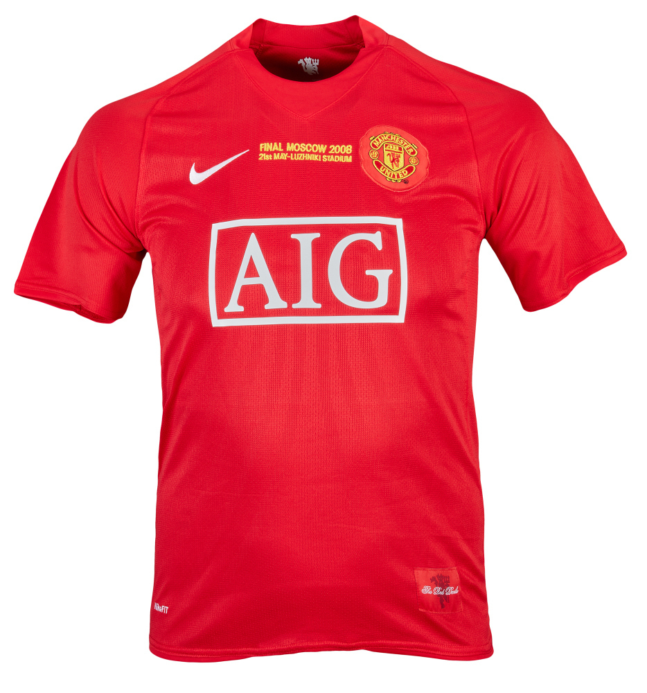 CRISTIANO RONALDO SIGNED 2007-08 UEFA CHAMPIONS LEAGUE FINAL