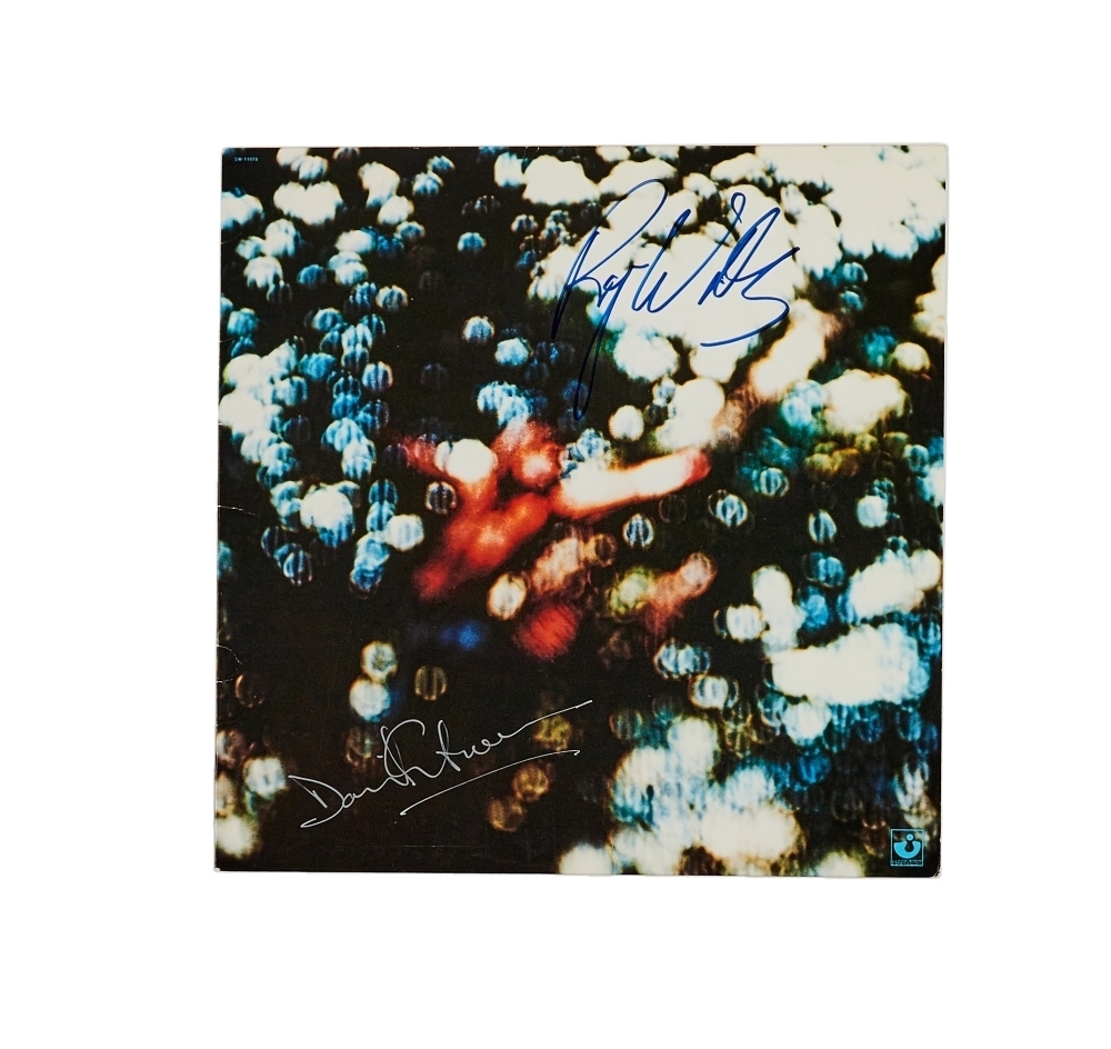 PINK FLOYD: DAVID GILMOUR AND ROGER WATERS SIGNED 