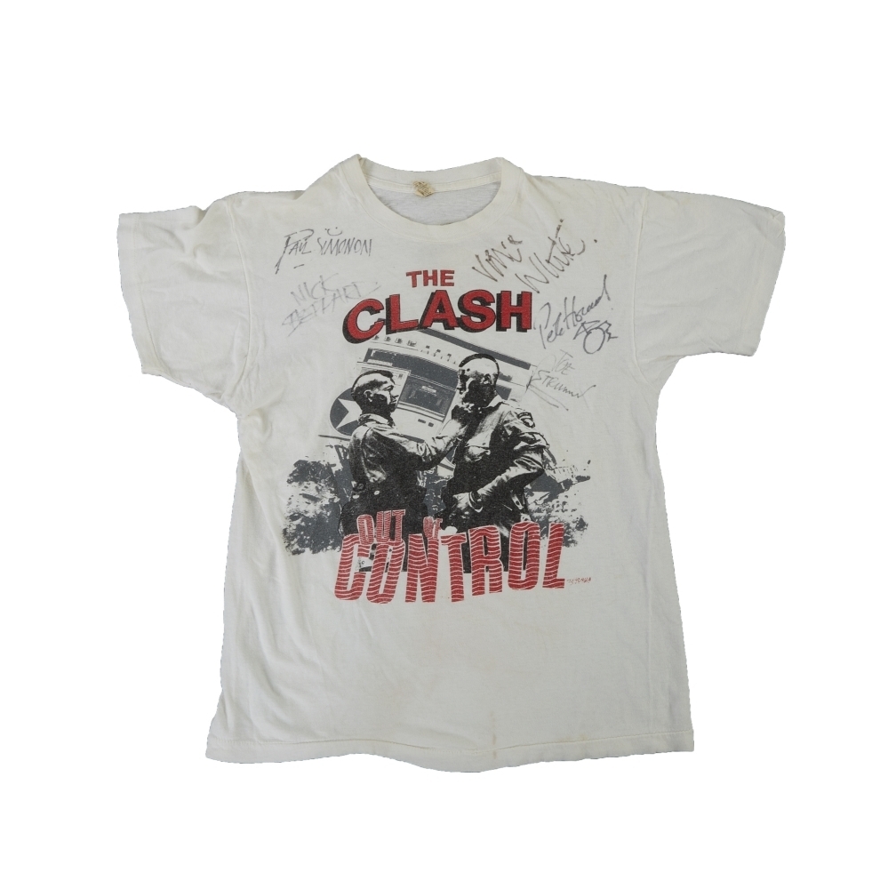 THE CLASH: BAND-SIGNED 